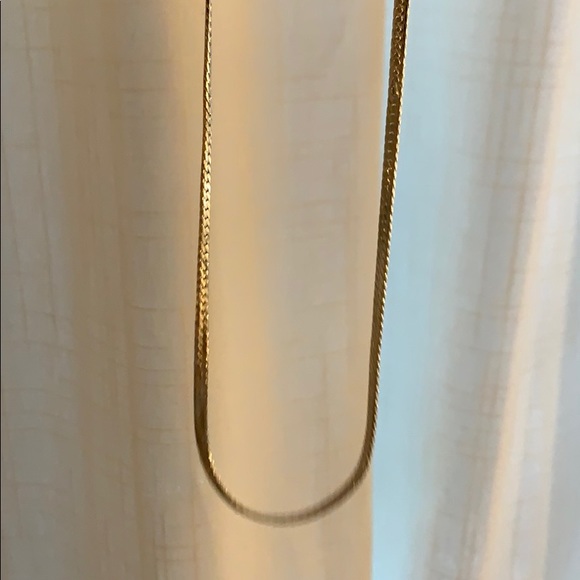 Small Snake Chain Silver Necklace - Picture 5 of 6